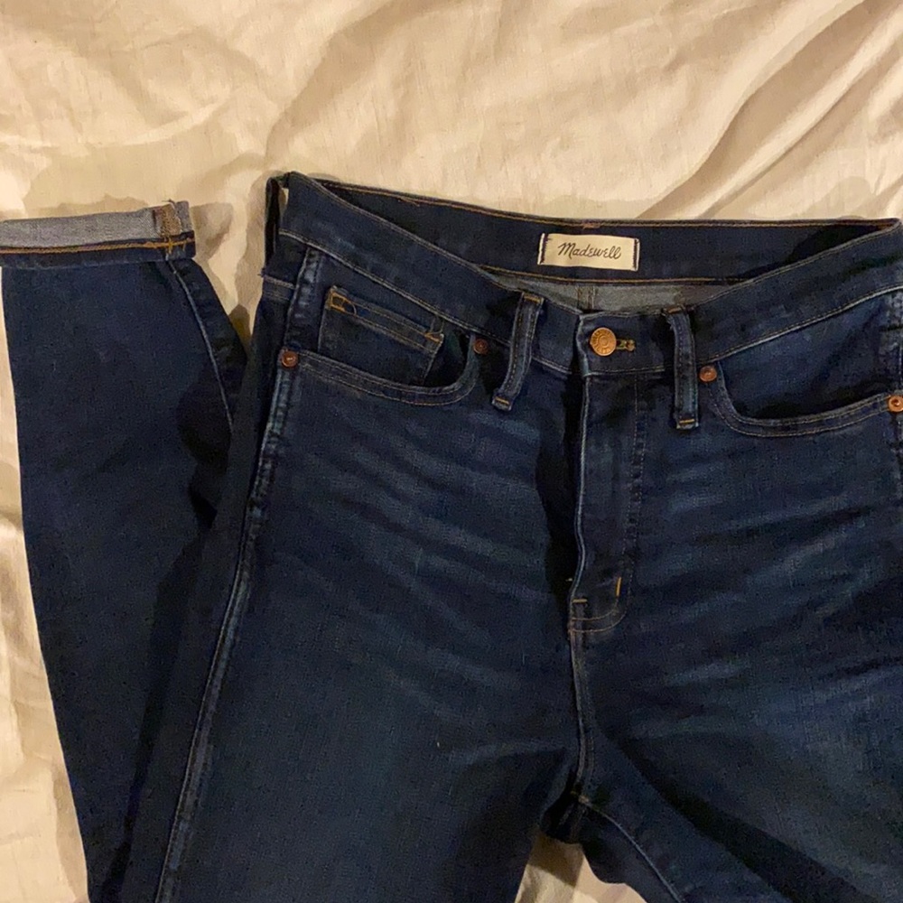 New Madewell 10” high rise skinny